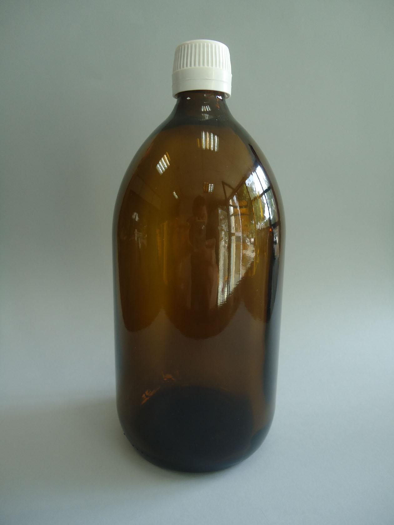Botella vidrio de 1 litro X22 unidades con tapas jugo tipo lechera